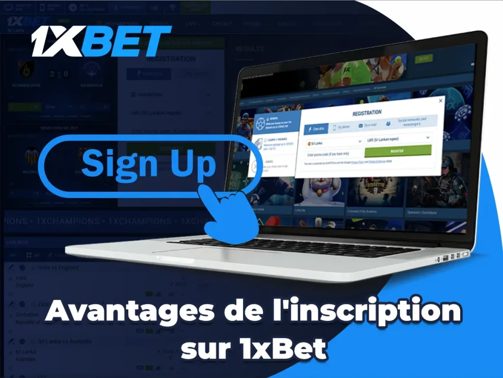 Avantages de l'inscription