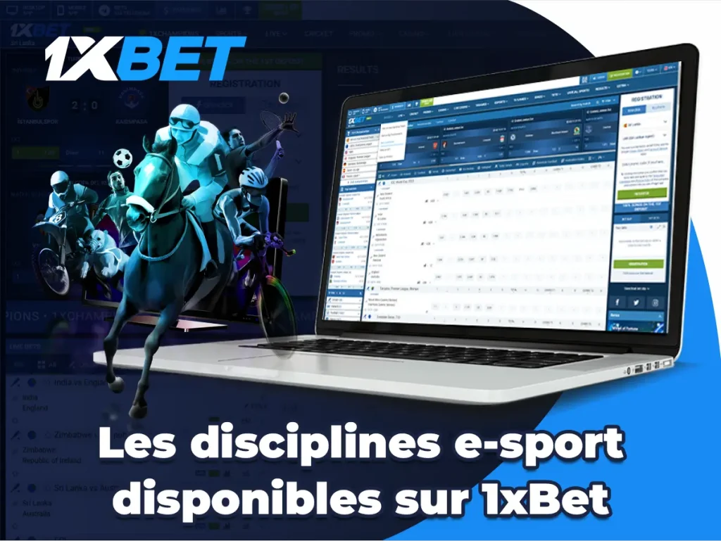 Les disciplines e-sport disponibles